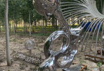 波浪雕塑提供,露天雕塑,不銹鋼波浪雕塑廠家承接