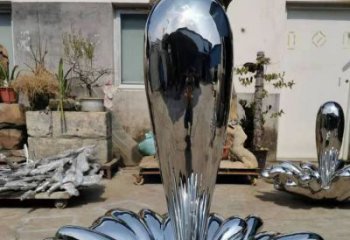 海雕塑通用,陸地擺件,不銹鋼海浪紋雕塑點擊