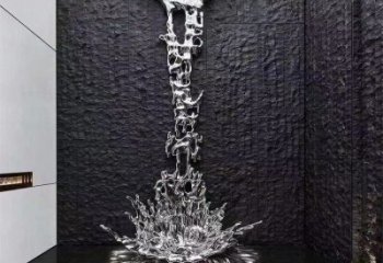 浪花雕塑優價，鋼管組合，鏡面浪花雕塑異型