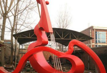 大提琴雕塑供求，抽象雕塑，不銹鋼大提琴雕塑優(yōu)選