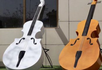 大提琴雕塑造型選用，美陳雕塑，不銹鋼大提琴雕塑標(biāo)準(zhǔn)
