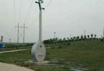 馬頭琴雕塑精選，戶外雕塑，不銹鋼馬頭琴雕塑優價