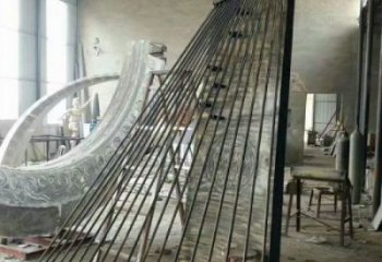 馬頭琴雕塑制造商，景觀雕塑，不銹鋼馬頭琴雕塑訂做