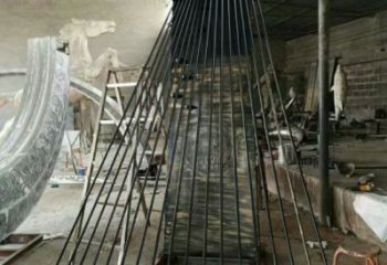 馬頭琴雕塑預定，露天雕塑，不銹鋼馬頭琴雕塑制作