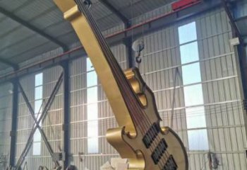 提琴雕塑制作訂做，鍛造工藝，不銹鋼提琴雕塑選用