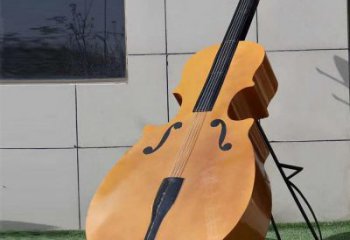 小提琴雕塑定做,標(biāo)識(shí)雕塑,不銹鋼小提琴雕塑選定