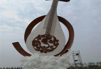 小提琴雕塑供求,中式工藝,不銹鋼小提琴雕塑廠