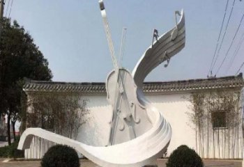 小提琴雕塑精選,景觀概念,不銹鋼小提琴雕塑生產(chǎn)