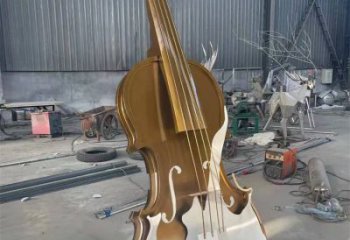 小提琴雕塑批發(fā),地標(biāo)擺件,不銹鋼小提琴雕塑生產(chǎn)商