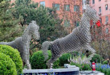 方塊馬雕塑標(biāo)準(zhǔn)，陸地?cái)[件，戶(hù)外方塊馬雕塑定制