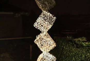 幾何體雕塑指用,中式工藝,不銹鋼幾何體雕塑指用