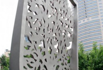 鏤空樹雕塑精品，白鋼構件，鏤空剪紙樹雕塑制造廠