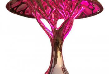 燈光樹雕塑通用，街頭雕塑，創(chuàng)意燈光蘑菇樹雕塑標準