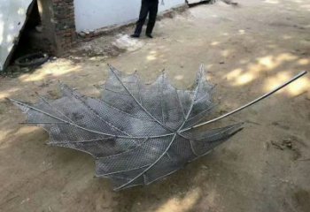 鏤空樹葉雕塑加工，鍛造工藝，鐵藝樹葉雕塑生產廠家