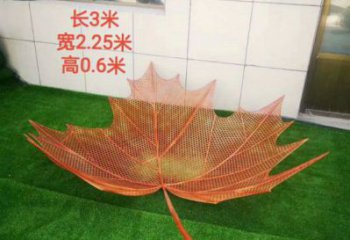 鏤空樹葉雕塑選用，酒店擺件，鐵藝樹葉雕塑工廠精選