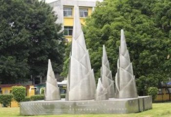 竹筍雕塑承接,景觀雕塑,不銹鋼竹筍雕塑廠家優價