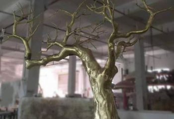 松樹(shù)雕塑定制,街頭雕塑,不銹鋼松樹(shù)雕塑制作