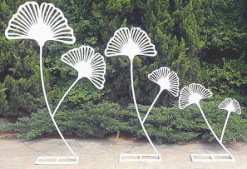銀杏葉雕塑承接，廣場(chǎng)系列，不銹鋼銀杏葉雕塑標(biāo)準(zhǔn)