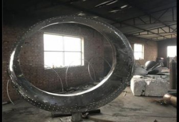 月亮船雕塑標準，彩鋼制作，不銹鋼月亮船雕塑優價