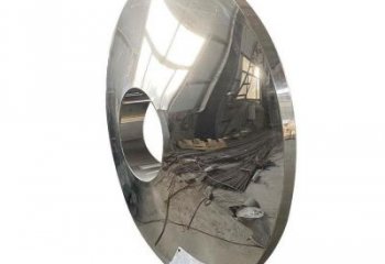 圓環(huán)雕塑供需,室外軟裝,金屬不銹鋼圓鏡雕塑制作