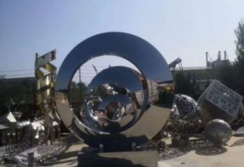 圓鏡雕塑承接,城市雕塑,不銹鋼圓鏡雕塑精品