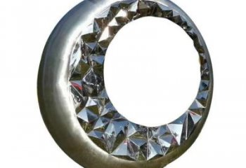 圓圈雕塑批發(fā)，鍛造工藝，不銹鋼圓圈雕塑廠家承接