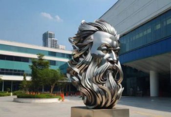 白鋼西方人雕塑提供，歐式藝術，中式鏡面人頭像雕塑通用