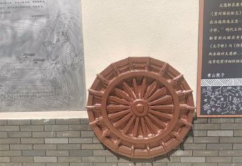 廣場水車雕塑批發(fā),廣場系列,水車雕塑工藝定價