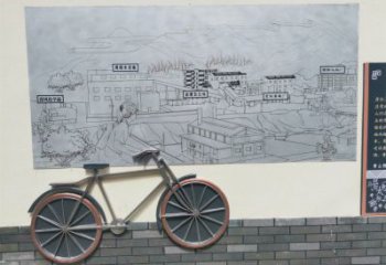 水車雕塑預定,城區(qū)小品,民俗水車雕塑制造商