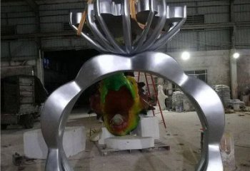 現代鉆戒雕塑定制，中式工藝，鉆戒雕塑造型優價