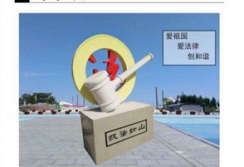 鐵鼓雕塑訂做，街景小品，景觀戶外鐵鼓雕塑制作