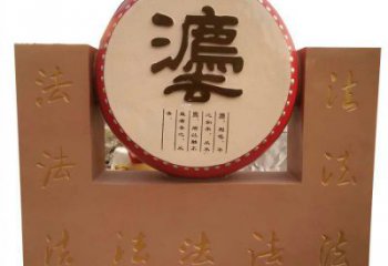 鐵鼓雕塑方案精品，景觀雕塑，房地產(chǎn)鐵鼓雕塑生產(chǎn)商