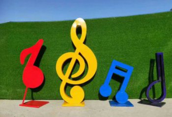 公園樂(lè)譜雕塑