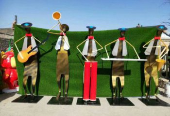 拉絲樂(lè)譜雕塑