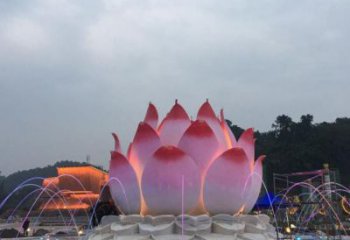 裕華蓮花雕塑廠家,景區(qū)雕塑,水景蓮花噴泉雕塑精選