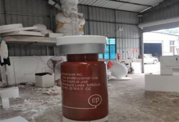 蘇州瓶子雕塑批發，景觀雕塑，主題玻璃鋼藥瓶子雕塑標準