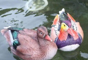 萍鄉(xiāng)園林鴛鴦雕塑