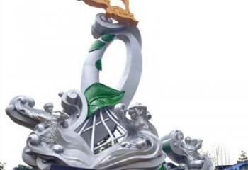 營(yíng)口蘭花雕塑承接，城市裝飾，大型蘭花花朵雕塑公司