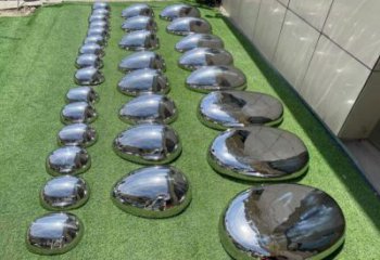 街道景觀雕塑，鍛造景觀石雕塑，古銅效果