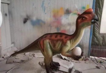 濱州抽象恐龍雕塑制造，動物雕塑，玻璃鋼恐龍雕塑展品
