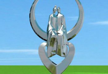 泰安創(chuàng)意牛郎織女雕塑