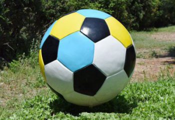 安康籃球雕塑觀賞型，戶外擺放，玻璃鋼籃球雕塑定制廠家