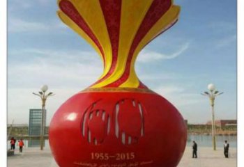 遂寧花瓶雕塑工廠選用,街道標識,玻璃鋼花瓶雕塑批發