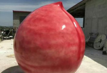 雅安公園壽桃雕塑