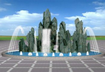 阿勒泰電影變頻噴泉雕塑，水景噴泉雕塑承接