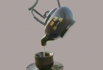 昌吉玄關懸壺雕塑