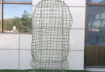 塔城鏤空孔子雕塑訂做,景區(qū)雕塑,鐵藝古代人物雕塑定價