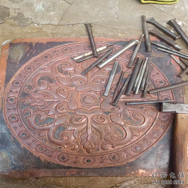 涪陵花卉浮雕精品，鍛銅構件，別墅花卉浮雕廠家