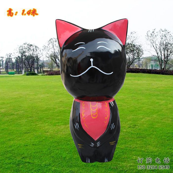 大渡口廣場小貓雕塑，動物擺件，仿古工藝