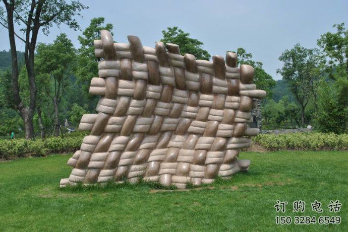 黔江鏤空包包雕塑